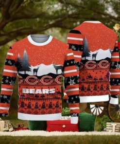 Chicago Bears Casual Ugly Christmas Sweater 3D For Fans Unique Gift For Men And Women