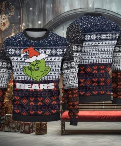 Chicago Bears Christmas Grinch Hot Trending Ugly Sweater For Fans