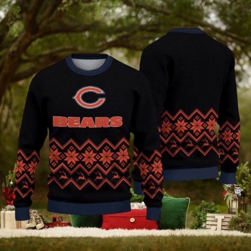 Chicago Bears Christmas Pattern Hot Trending Ugly Sweater For Real Fans