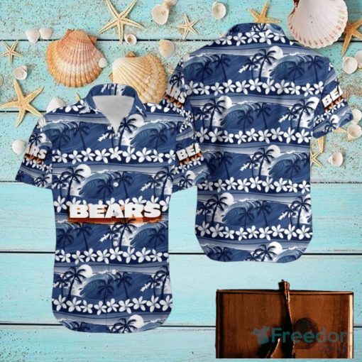 Chicago Bears Coconut Tree Pattern Hawaiian Shirt For Men Women