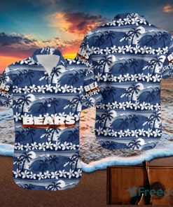 Chicago Bears Coconut Tree Pattern Hawaiian Shirt For Men Women