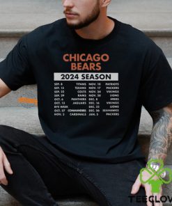 Chicago Bears Complete Schedule 2024 Shirt