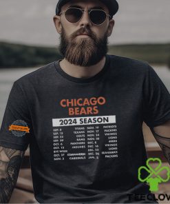 Chicago Bears Complete Schedule 2024 Shirt