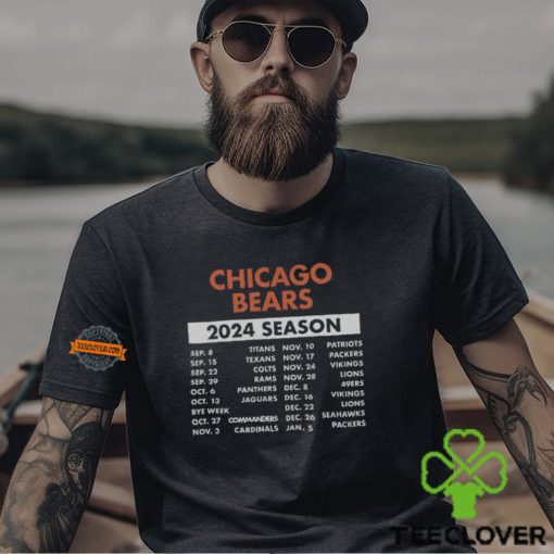 Chicago Bears Complete Schedule 2024 Shirt