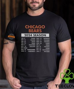 Chicago Bears Complete Schedule 2024 Shirt