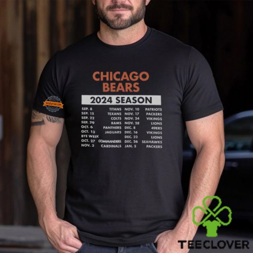 Chicago Bears Complete Schedule 2024 Shirt