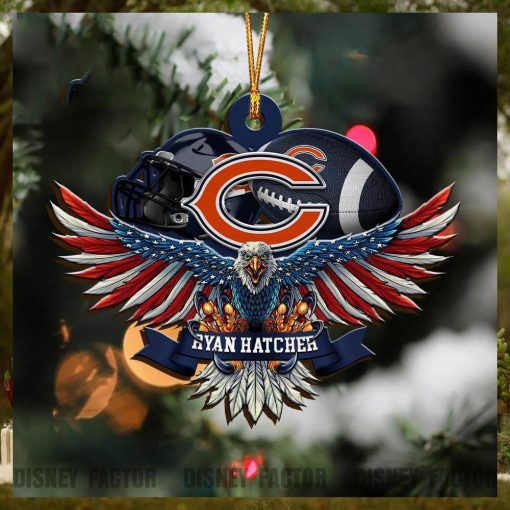 Chicago Bears Decorations, Eagles Christmas Ornaments