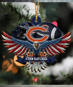 Chicago Bears Decorations, Eagles Christmas Ornaments