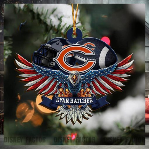 Chicago Bears Decorations, Eagles Christmas Ornaments