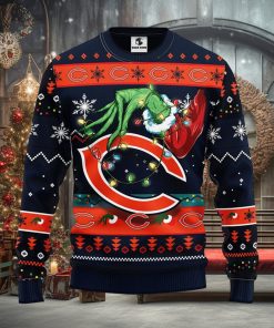 Chicago Bears Grinch Christmas Ugly Sweater