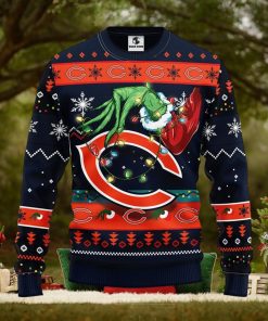 Chicago Bears Grinch Christmas Ugly Sweater