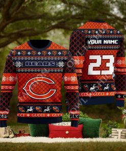 Chicago Bears Gucci Custom Christmas Sweater