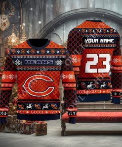 Chicago Bears Gucci Custom Christmas Sweater