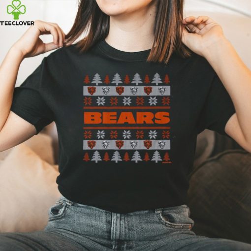 Chicago Bears Holiday Christmas Tree T Shirt