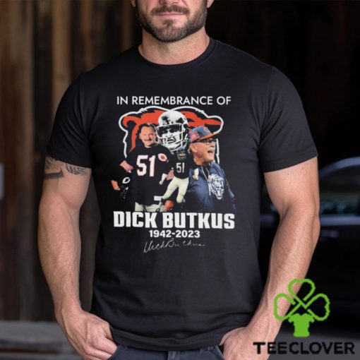 Chicago Bears In Remembrance Of Dick Butkus 1942 2023 Signatures Shirt