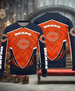 Chicago Bears Knitted Sweater For Christmas