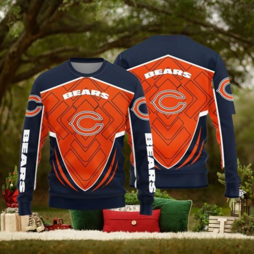 Chicago Bears Knitted Sweater For Christmas