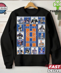 Chicago Bears Legends Players Blanket Shirt 2 Chicago Bears Legends Players Blanket Shirt
