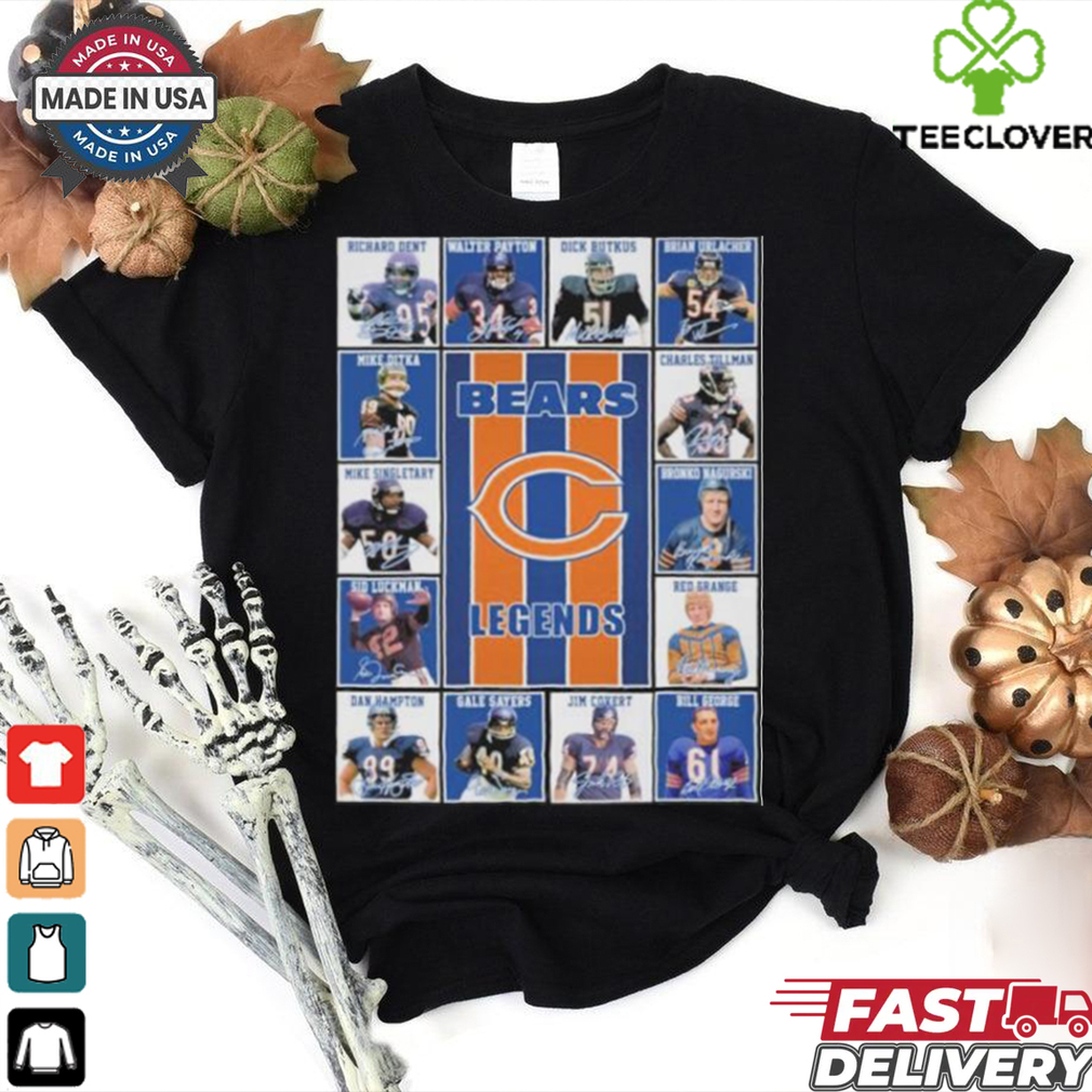 Chicago Bears Legends Players Blanket Shirt Chicago Bears Legends Players Blanket Shirt