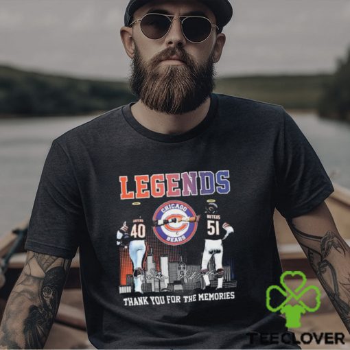 Chicago Bears Legends Sayers And Butkus Signatures Shirt