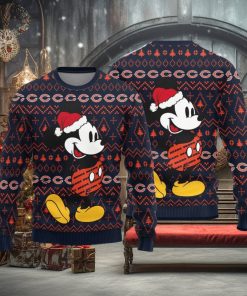 Chicago Bears Mick Mouse Teams Pattern Knitted Sweater For Christmas