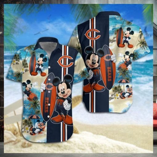 Chicago Bears Mickey Mouse Hawaiian Shirt