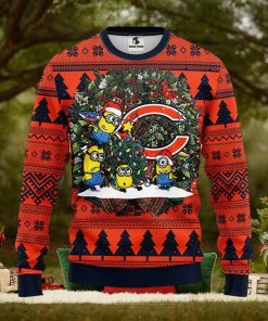 Chicago Bears Minion Christmas Ugly Sweater