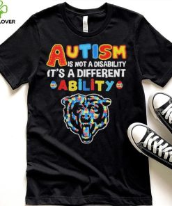 Chicago Bears NFL Autism Is Not A Disability 2024 Shirt