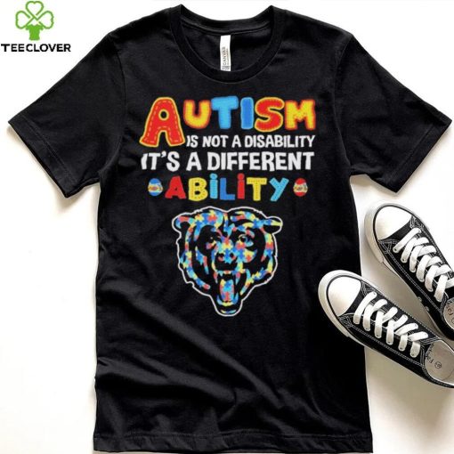 Chicago Bears NFL Autism Is Not A Disability 2024 Shirt