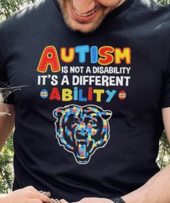 Chicago Bears NFL Autism Is Not A Disability 2024 Shirt