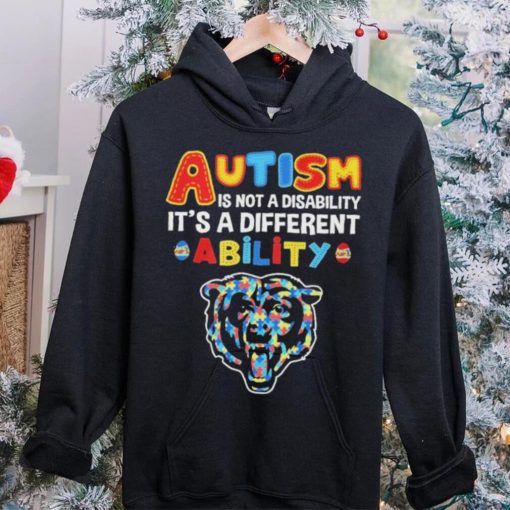 Chicago Bears NFL Autism Is Not A Disability 2024 Shirt