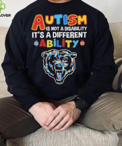 Chicago Bears NFL Autism Is Not A Disability 2024 Shirt