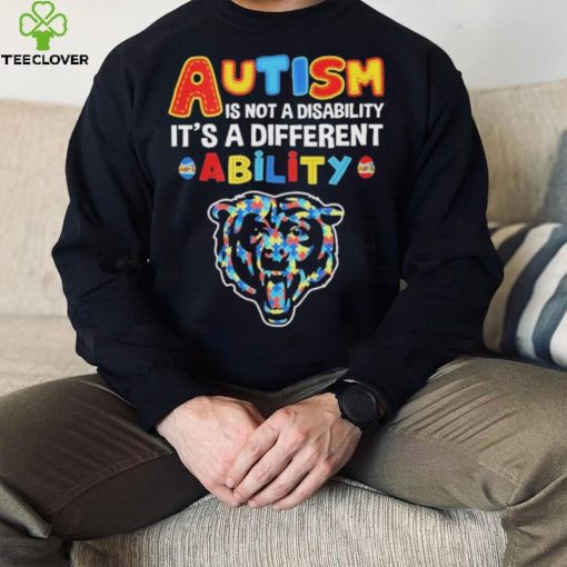 Chicago Bears NFL Autism Is Not A Disability 2024 Shirt