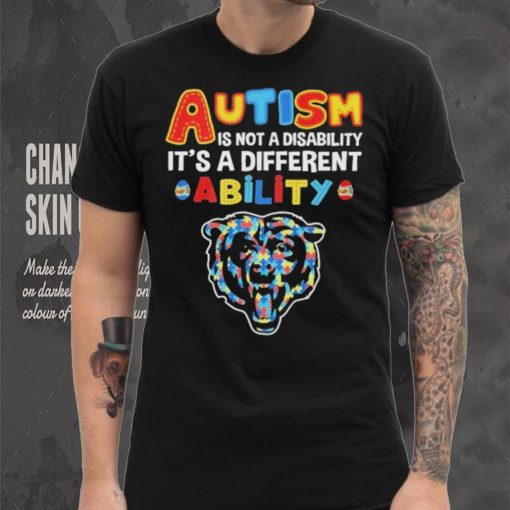 Chicago Bears NFL Autism Is Not A Disability 2024 Shirt