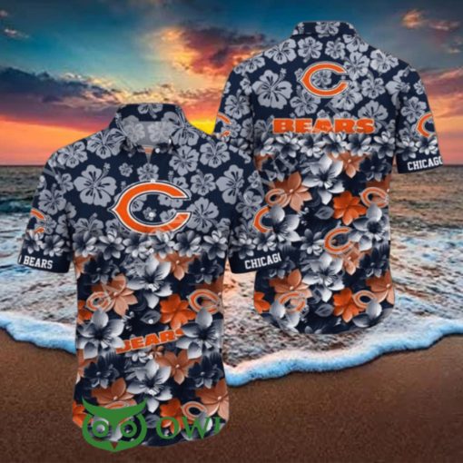 Chicago Bears NFL Floral Hawaiian Shirt Trending Summer