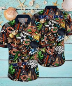 Chicago Bears NFL Flower Hawaii Shirt And Tshirt For Fans, Custom Summer Football Shirts NA49896