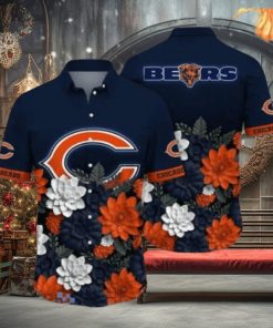 Chicago Bears NFL Flower Hawaii Shirt Style Gift For Men And Women