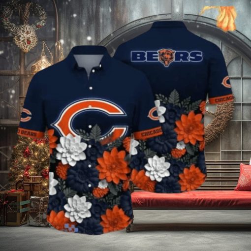 Chicago Bears NFL Flower Hawaii Shirt Style Gift For Men And Women