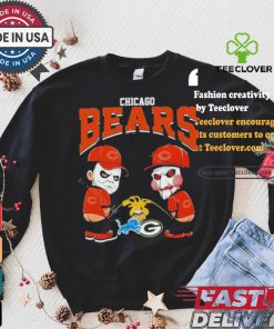 Chicago Bears NFL Halloween Peeing Funny Shirt