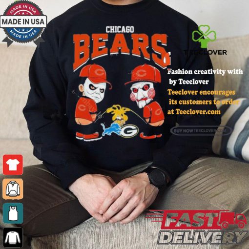 Chicago Bears NFL Halloween Peeing Funny Shirt
