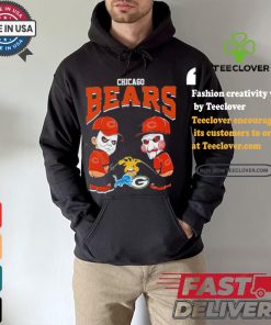 Chicago Bears NFL Halloween Peeing Funny Shirt