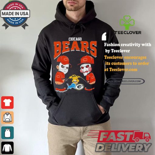 Chicago Bears NFL Halloween Peeing Funny Shirt
