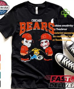 Chicago Bears NFL Halloween Peeing Funny Shirt