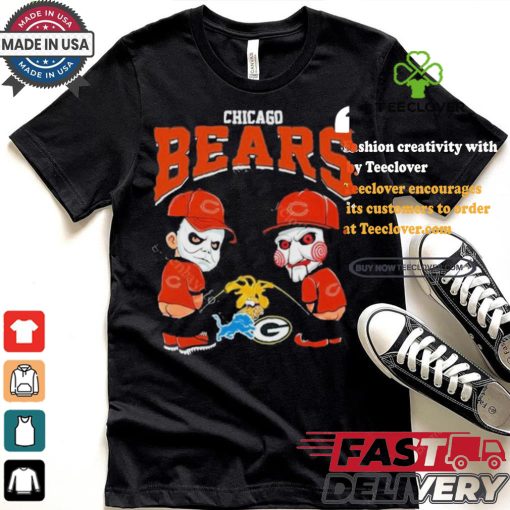 Chicago Bears NFL Halloween Peeing Funny Shirt