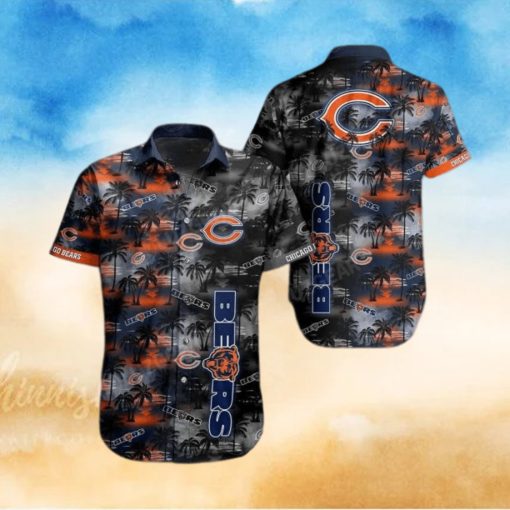 Chicago Bears NFL Hawaiian Shirt And Shirt Tropical Pattern Summer For Football NFL Fans