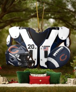 Chicago Bears NFL Sport Ornament Custom Your Name And Number