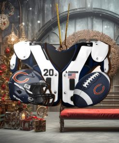 Chicago Bears NFL Sport Ornament Custom Your Name And Number