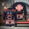 Chicago Bears Christmas Pine Tree Patterns Pattern Knitted Sweater