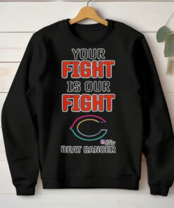 Chicago Bears NFL Your Fight Is Our Fight Beat Cancer Shirt