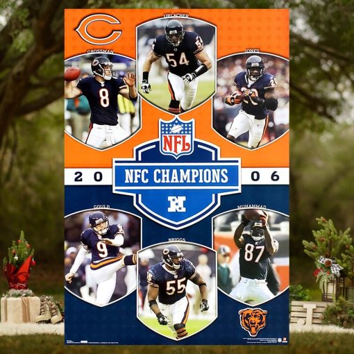 Chicago Bears Nfc Champions 2006 Commemorative Poster